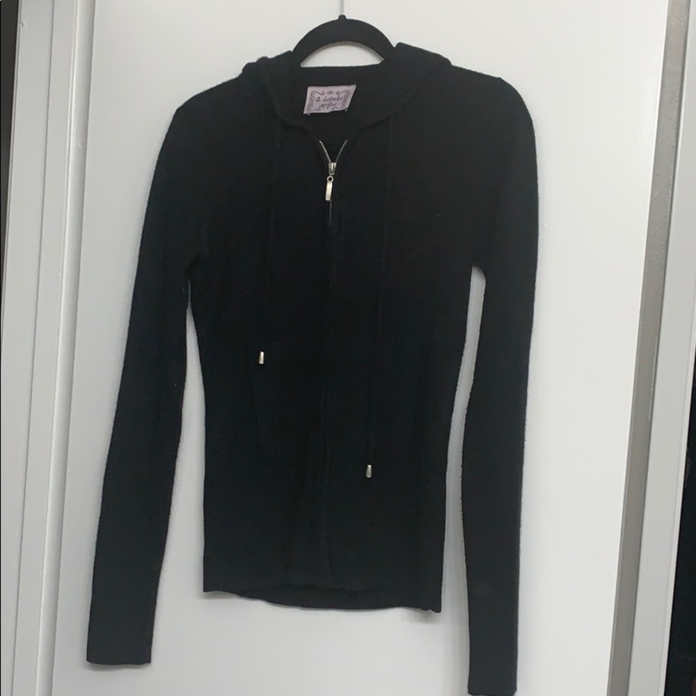 Black Jacket with a bedazzled back